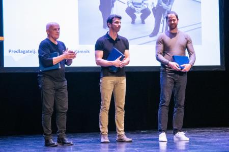 Naj športniki Kamnika za leto 2023 Lovro Planko in Maruša Mišmaš Zrimšek ter ekipa odbojkaric Calcit Volleya (42)